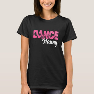 T-shirt Danse Nounou D'Une Danse Nounou Danser Léopard Mot