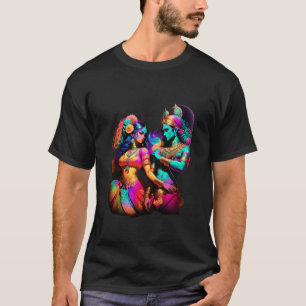 T-shirt Danse Radha Krishna