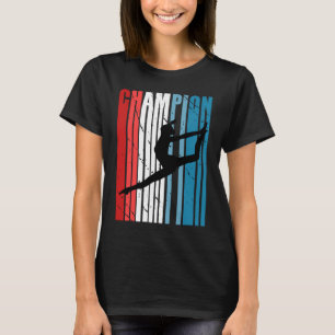 T-shirt Danse Rétro Champion d'Anniversaire Silhouette Rou
