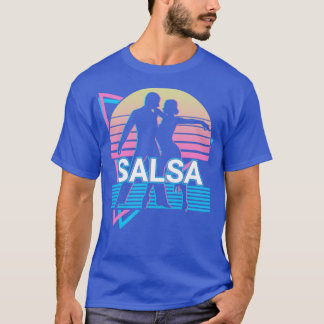 T-shirt Danse Salsa Danseur Salsa Cadeau Rétro