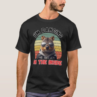 T-shirt Danser À L'Intérieur - Style Quokka