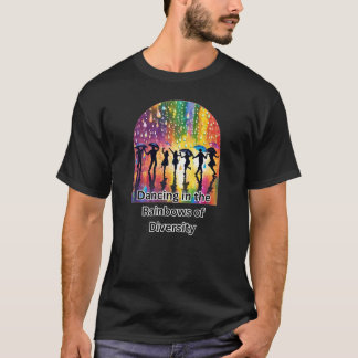 T-shirt Danser dans les arcs-en-ciel de la diversité