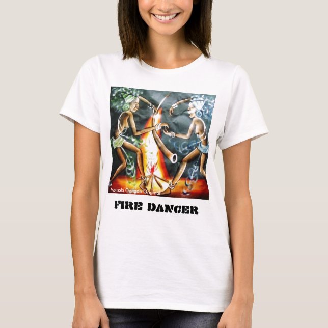 T-SHIRT DANSER DE FEU (Devant)