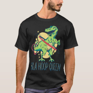 T-shirt Danser Dinosaur Hula Hoop Dinosaur Chemise T-rex D