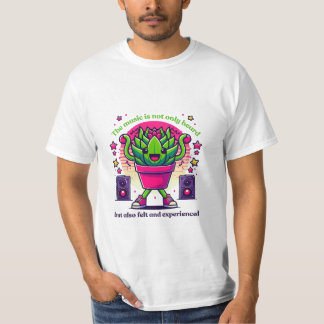 T-shirt Danser Echeveria : Cute Kawaii Succulent Party