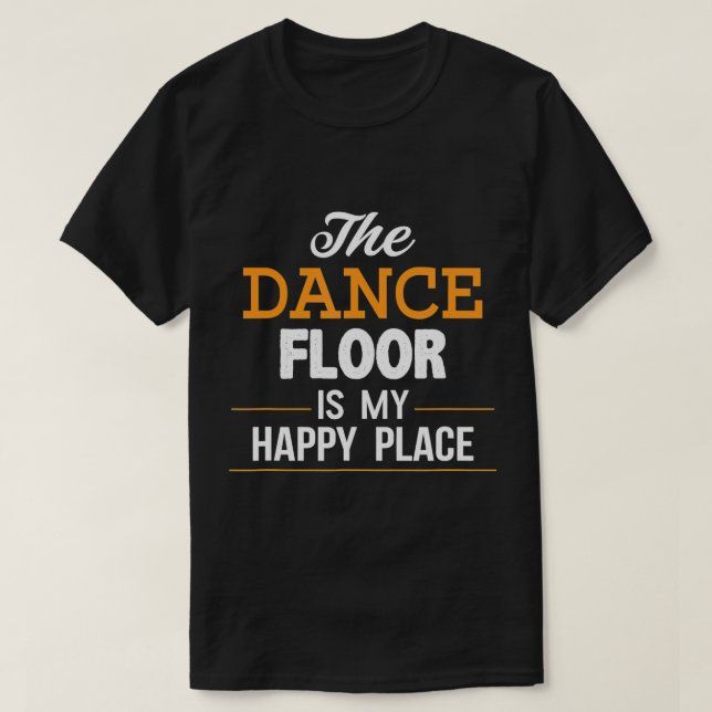 T-shirt Danser est mon Happy Place TShirt, Line Dancing, S (Design devant)