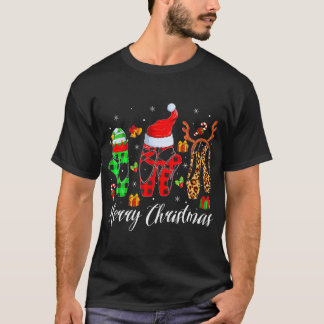 T-shirt Danseur de ballet Ballerina Pointe Chaussure Noël
