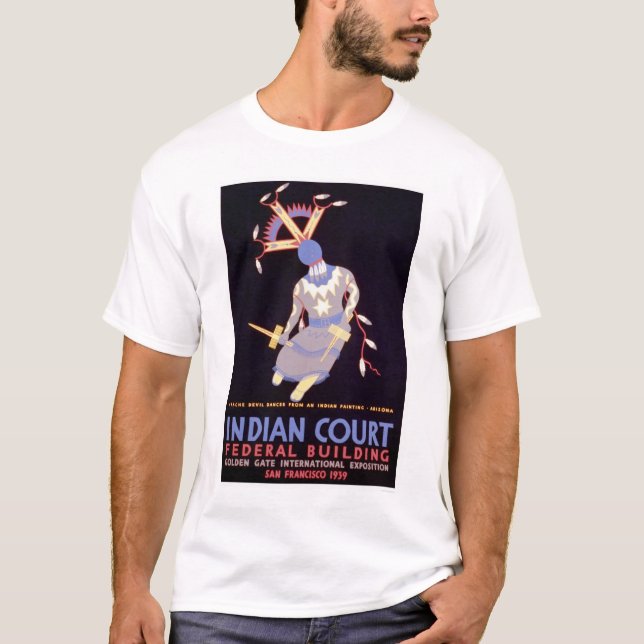T-shirt Danseur de diable d'Apache WPA 1939 (Devant)