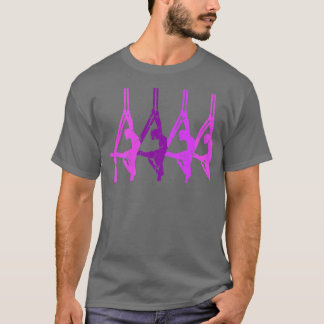 T-shirt Danseur de soie aérospatiale gymnastique