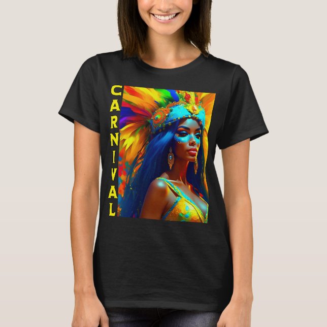 T-shirt Danseur du carnaval brésilien (Devant)