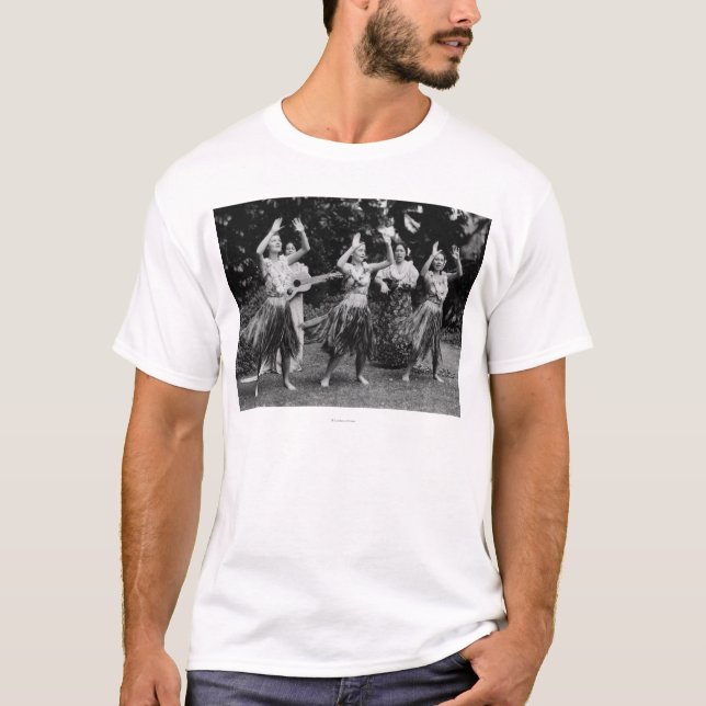 T-shirt Danseurs PhotographHawaii de HawaiiHula (Devant)