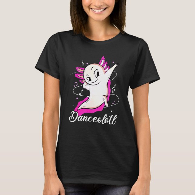 T-shirt Danseuse Axolotl Danceolotl Danseuse Amphibienne F (Devant)