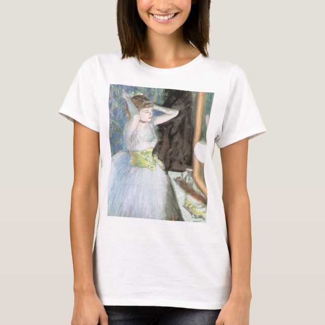 T-shirt Danseuse dans sa loge par Edgar Degas (Devant)