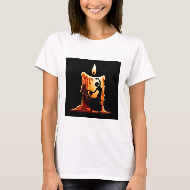 T-shirt Danseuse de flamenco (Devant)