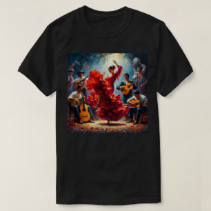 T-shirt Danseuse de flamenco Groupe de musique espagnole 