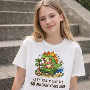 T-shirt Danseuse de hula Stegosaurus