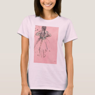 T-shirt Danseuse vue de dos, mains sur les hanches par Edg