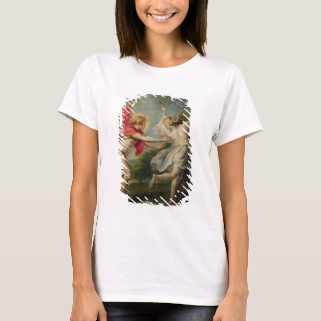 T-shirt Daphne et Apollo (pétrole) (Devant)