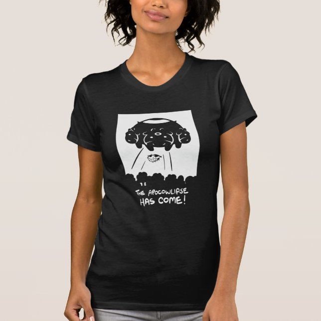 T-shirt d'Apowcalipse d'évolution de vache (Devant)