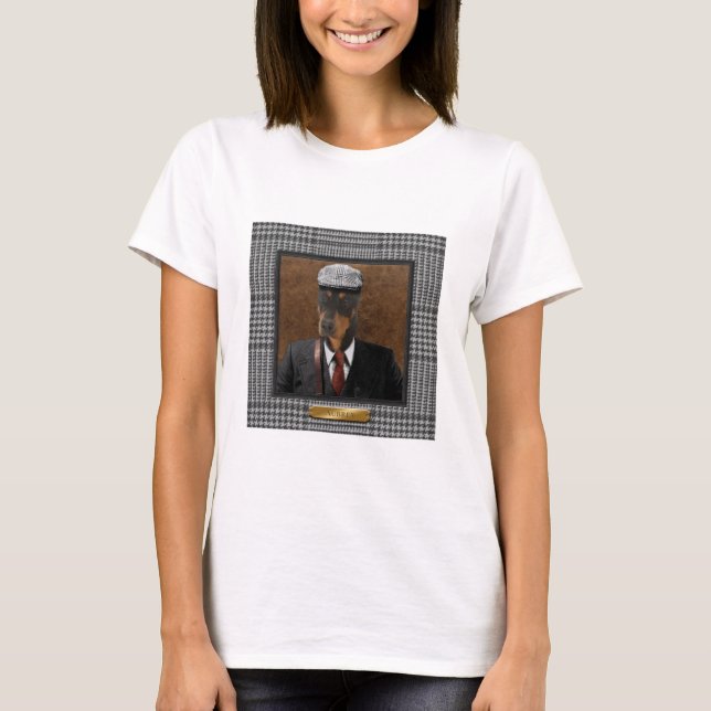 T-shirt Dapper Toity Hoity Doberman Classic Tee (Devant)