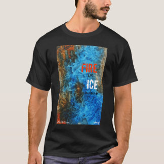 T-shirt d'aquarelle du "feu et de glace" par
