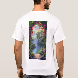 T-shirt d'archevêque Jardin Japonais