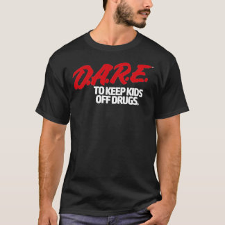 T-shirt Dare Shirt - D.A.R.E. (Dare) Vintage 90&X27;S Logo