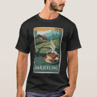 Darjeeling India Tea Travel Art Vintage