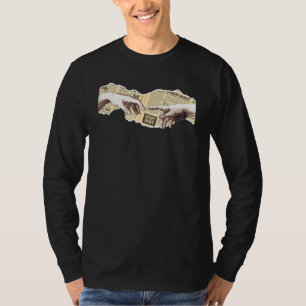 T-shirt Dark Academia Esthétique Création D'Adam Par Miche