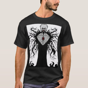 T-shirt Dark Anime Fantasy Crow and Demon Art