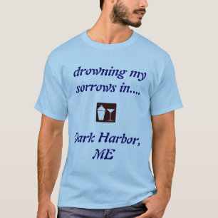 T-shirt Dark Harbour, ME Libations (Maine Summer Colony)