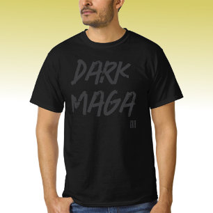 T-shirt DARK MAGA Nom Initiales, Valeur Hommes tendance