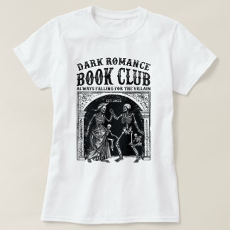 T-shirt Dark Romance Book Club Littérature tendance