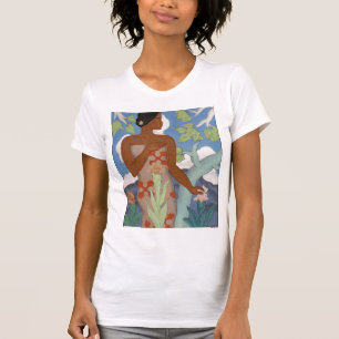 T-shirt d'Arman Manookian "de femme hawaïenne" -
