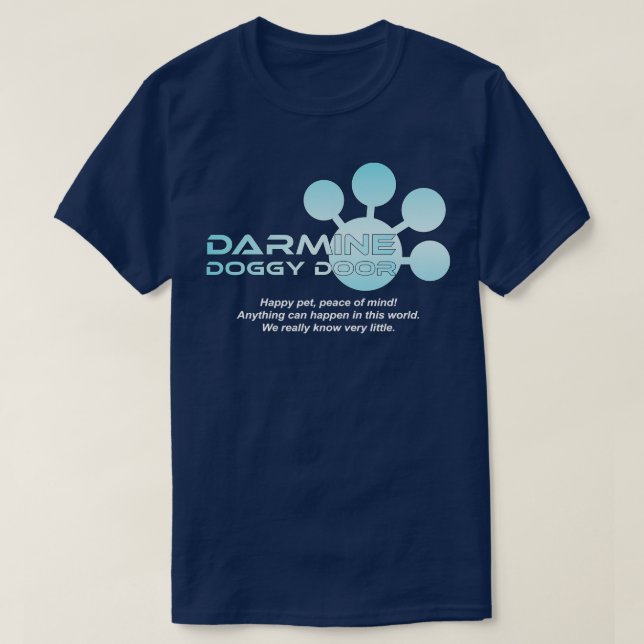 T-shirt Darmine Doggy Door itysl (Design devant)