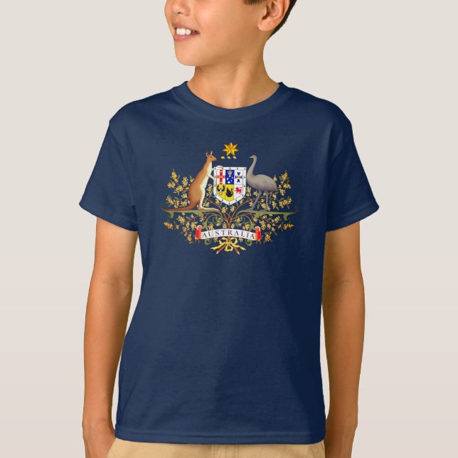 T-shirt d'armoiries de l'Australie (Devant)
