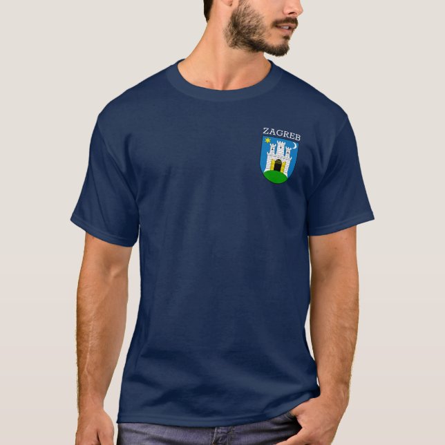 T-shirt d'armoiries de Zagreb (Devant)