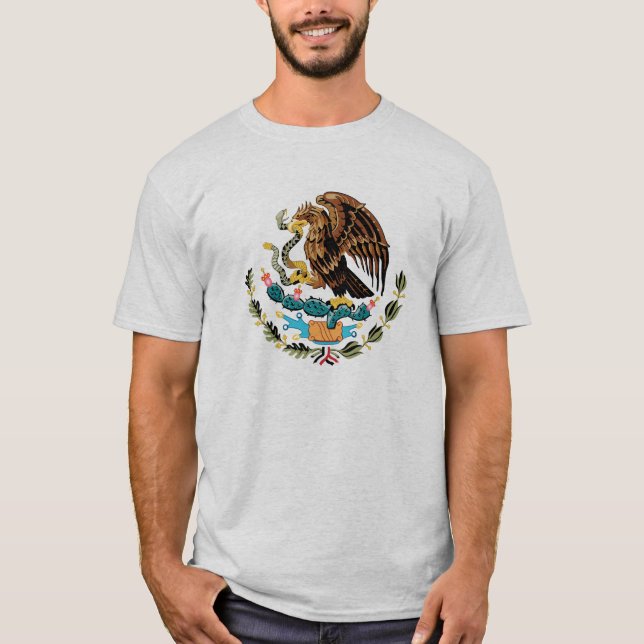 T-shirt d'armoiries du Mexique (Devant)