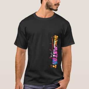 T-shirt Darmstadt Lettrage Aquarelle Darmstadt