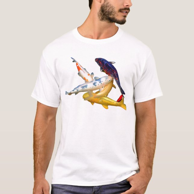 T-shirt d'armure de Koi (Devant)