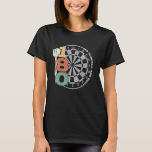 T-shirt Dart 180 fléchette de tableau de bord rétro
