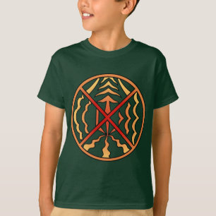 T-shirt d'art autochtone Bio Eléments pour enfants