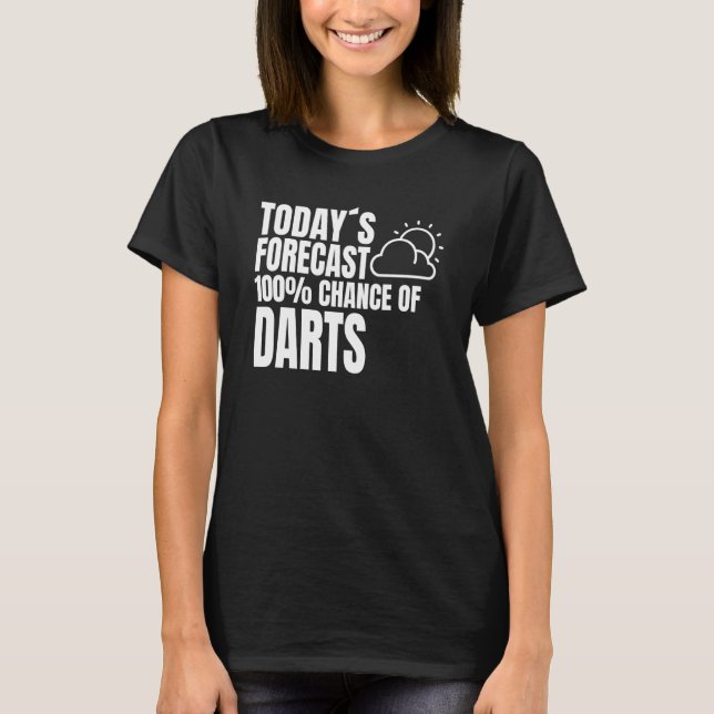 T-shirt Dart board dart arrow darts tournament darts sayin (Devant)