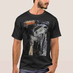 T-shirt d'art de moto de Shovelhead