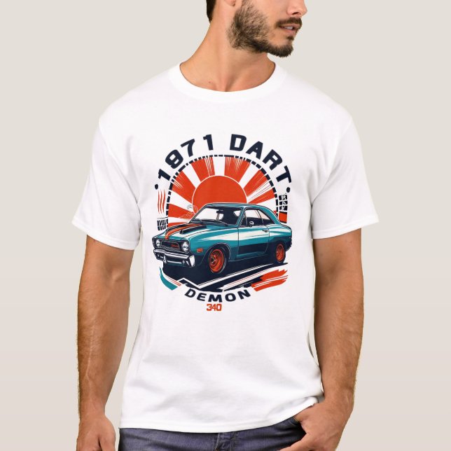 T-shirt Dart Demon 340 1971 (Devant)