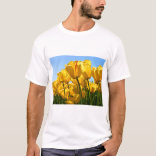 T-Shirt d'Art Floral Coloré
