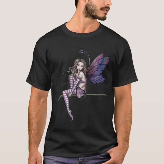 T-shirt d'art Imaginaire fée gothique (Devant)
