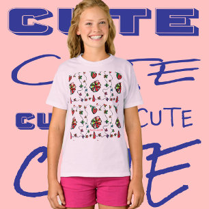 T-shirt d'art populaire rétro pittoresque et joyeu