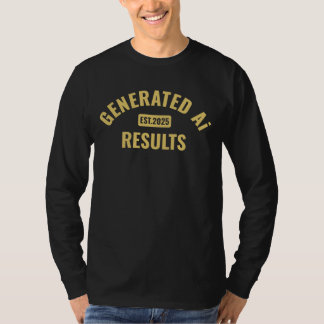 T-shirt d'art texte avec design simple et propre