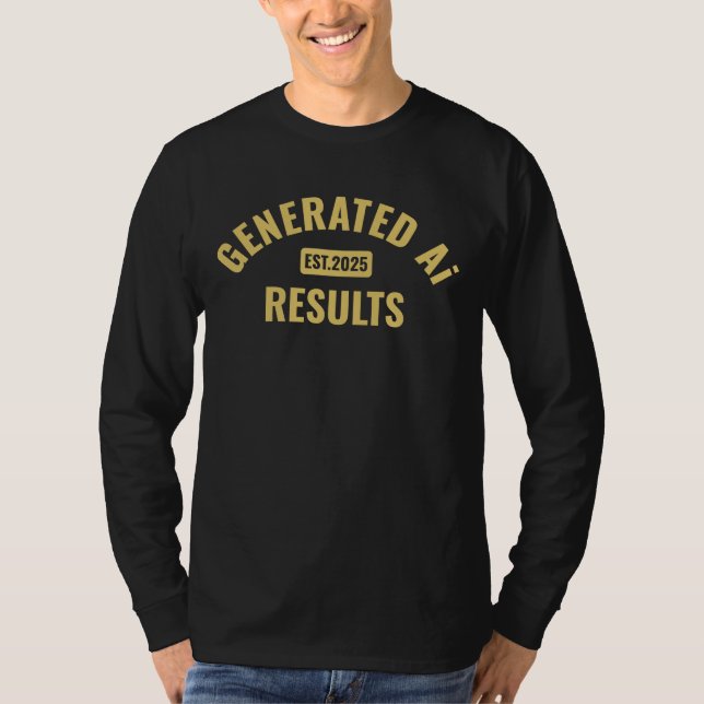 T-shirt d'art texte avec design simple et propre (Devant)